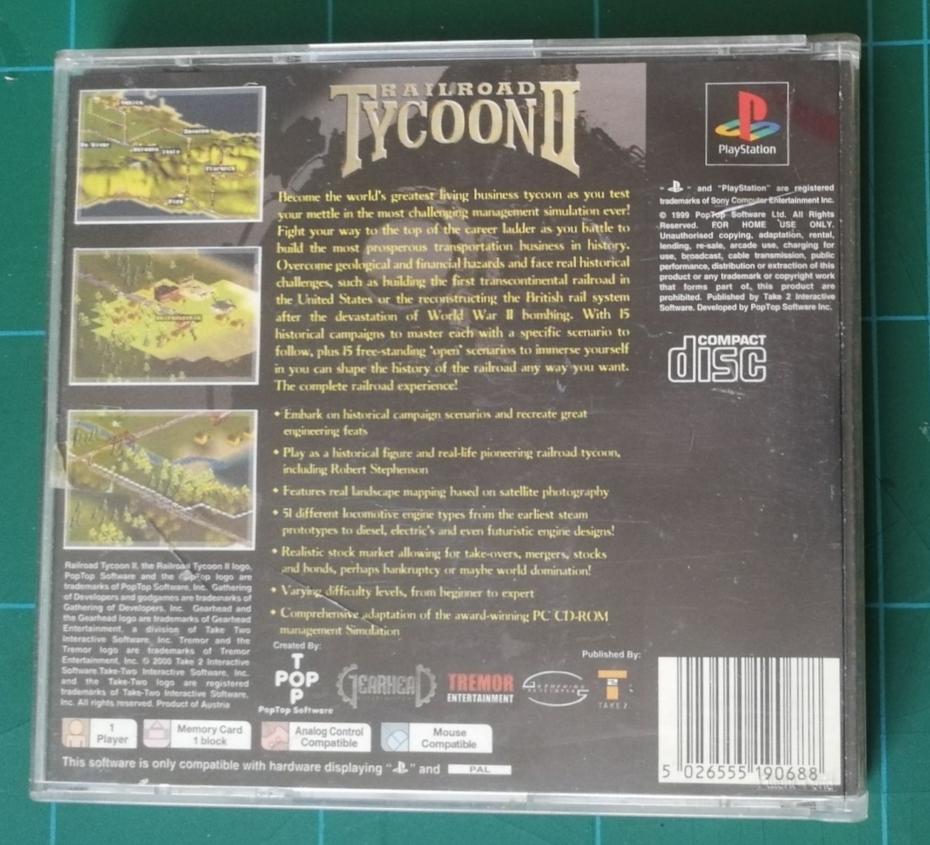 Railroad Tycoon II PS1