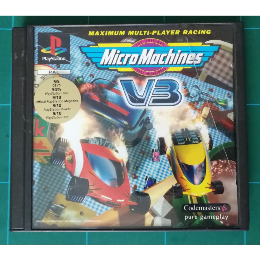 Micro Machines V3 PS1 - Escapist Gamer