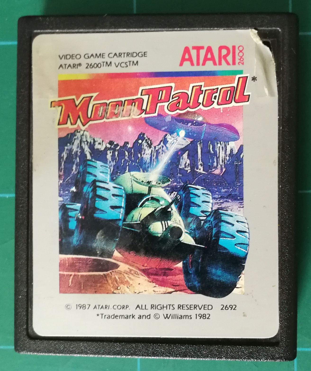 Jeu Atari 2600 Moon Patrol Par Activision - Version Loose, état Correct, Rétro Gaming