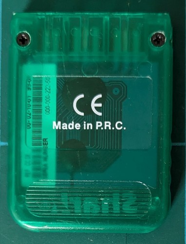 Playstation One Memory Card